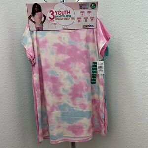 32 Degrees Cool Youth Girls 3-Pack Short Sleeve Tee